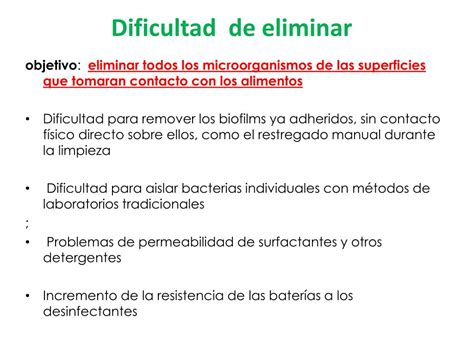 PPT IMPACTO DE LOS BIOFILMS EN LA INDUSTRIA ALIMENTARIA PowerPoint