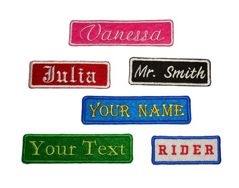 Embroidered Custom Patches for Jackets, Custom Name Patch, Personalized ...