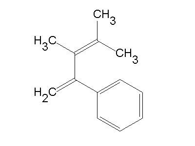 2 3 Dimethyl 1 Methylene 2 Butenyl Benzene C13H16 Density Melting