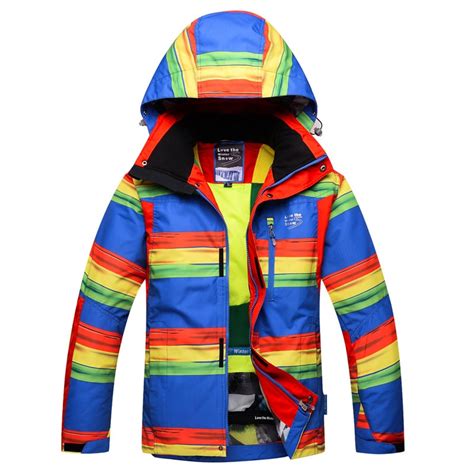 Men's Waterproof Snowboarding Jacket Ski Jacket and Coat Ski Jacket Winter Jacket Windproof Warm ...