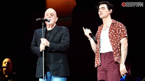 Billy Joel Y Joe Jonas Hacen Historia Al Cantar Uptown Girl En Londres