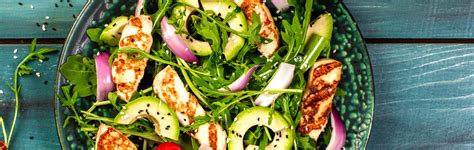 Haloumi Avocado Lime Salad Naked Rivals