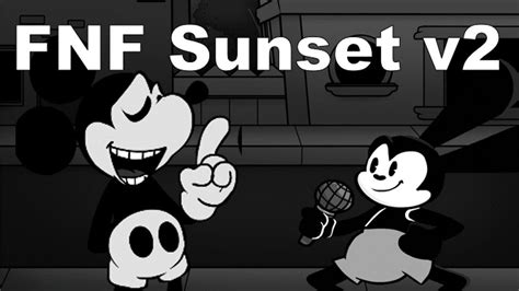 Fnf Sunset V2 But Wi Mouse And Oswald Sings It Wednesdays Infidelity