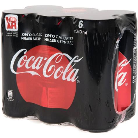 Αναψυκτικό Coca Cola Zero 6x330ml