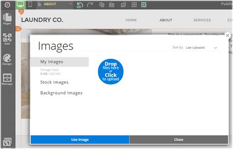 Adding images to your website | Website.com