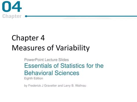 Ppt Chapter 4 Measures Of Variability Powerpoint Presentation Free Download Id1795680