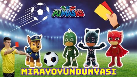 Pj Maskeliler Pijamaskeliler Ile Futbol Oynuyoruz Kertenkele Bayku