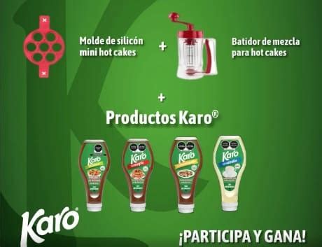 Concurso de recetas de Hot Cakes Karo Gana molde batidor de mezcla para hot cakes y más