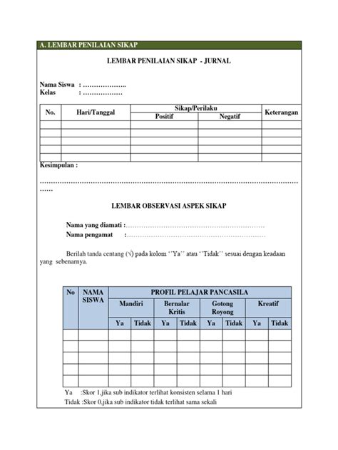 Rubrik Penilaian Pjbl Pdf
