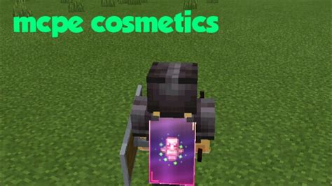 How To Get Animated Cosmetics On Mcpe Youtube