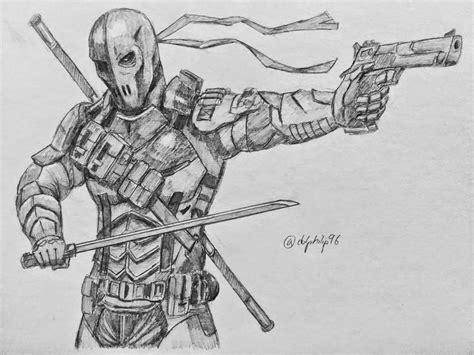 15+ Drawings Of Deathstroke - HarunRoberto