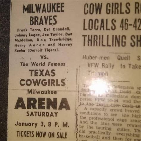 Dempsey Hovlands World Famous Texas Cowgirls Basketball Team 1949 1977