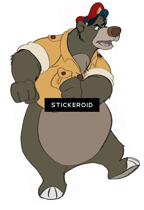 Download Baloo Book Cartoons Disney Jungle The Baloo Cartoon Png