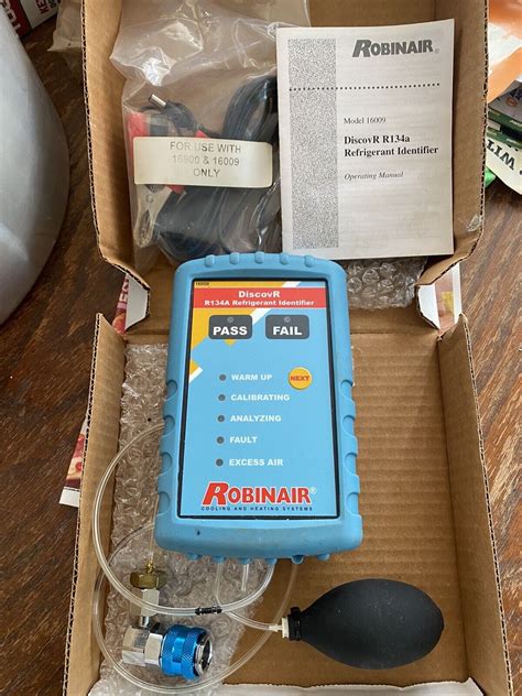 Robinair 16009 Refrigerant Identifier Discovr Ebay