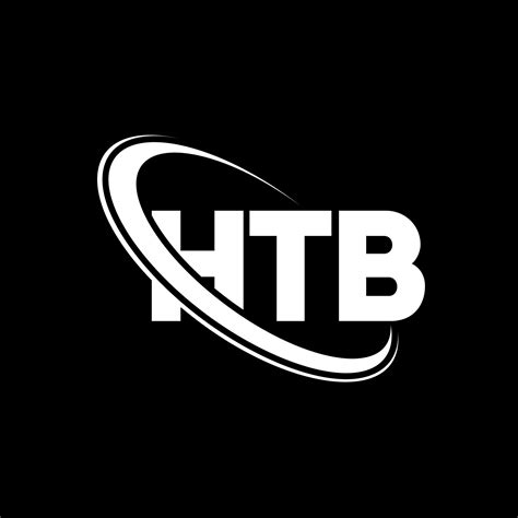 HTB logo. HTB letter. HTB letter logo design. Initials HTB logo linked with circle and uppercase ...