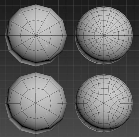 Sphere Topology In D Modeling