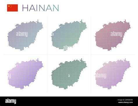 Hainan Map Stock Vector Images Alamy