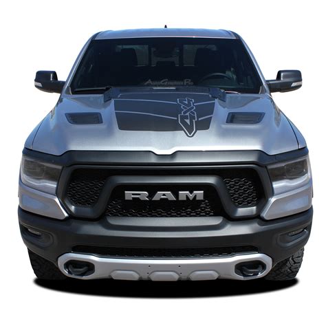 2019 2020 2021 2022 Dodge Ram Rebel Hood Graphics Decal Stripe Reb Vinyl Graphic Kit