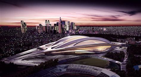 New National Stadium Of Japan Zaha Hadid Architects