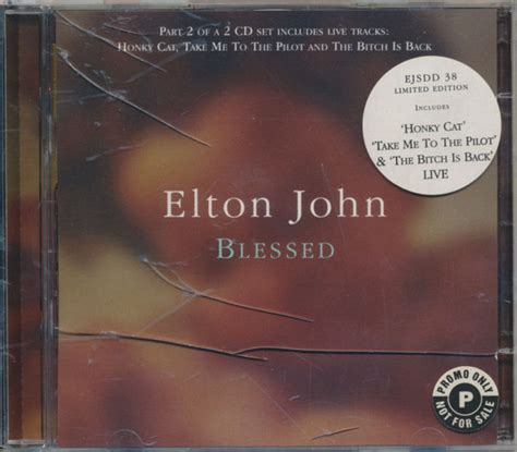 Elton John Blessed 1995 Withdrawn Cd Discogs