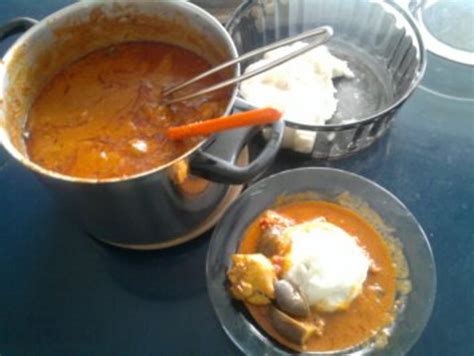 Groundnut Soup & Fufu - Rezept mit Bild - kochbar.de