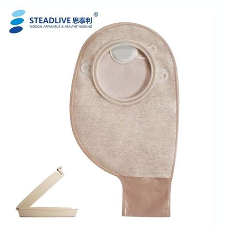 China Customized Stoma Bag Colostomy Two Pieces Colostomy Bag With