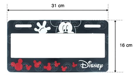 Par Marco Porta Placas Impreso Disney Minnie Y Mickey Mousef Mercadolibre