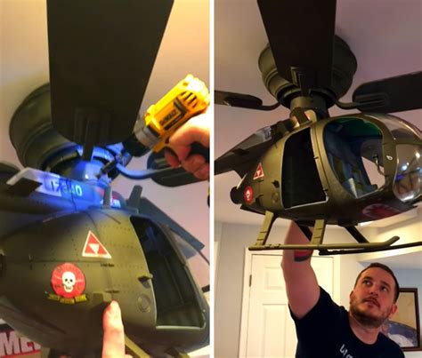 Diy Helicopter Ceiling Fan