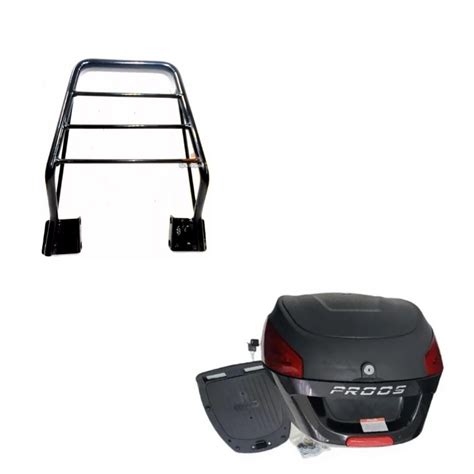 SUPORTE Bagageiro TRAXX Sky 50 125 BAULETO AWA 29 LITROS PRETO