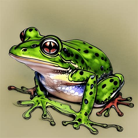 Frosch Grafik Von Jean Baptiste Monge Mit Floralen Ornamenten