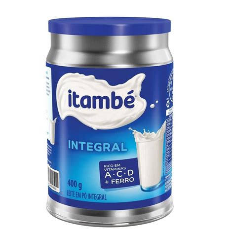 Leite Em Pó Itambé Integral Instantâneo 400g Loja Palato