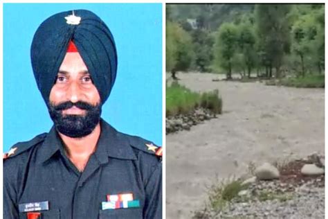 Indian Army Nb Sub Kuldeep Singh Washed Away In The Poshana River In