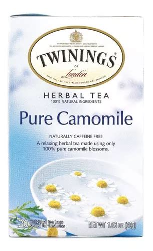 Te Twinings Manzanilla Pure Camomila Relajante Sin Cafe Na Mercadolibre