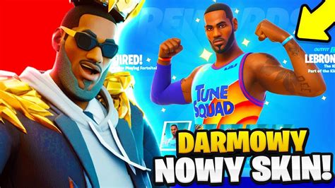 Jak odebrać Nowy SKIN Lebron James za DARMO w Fortnite RAFA YouTube