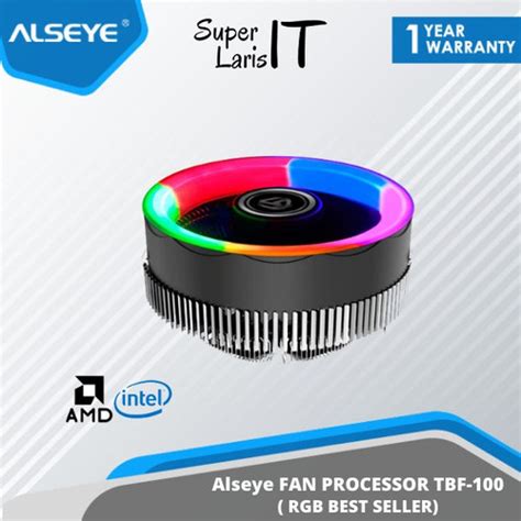 Jual Fan Processor Alseye TBF100 TBF 100 RGB Compatible Intel AMD