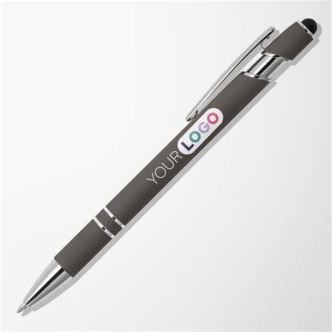 Custom Britebrand Soft Touch Alpha Stylus Pen Pens