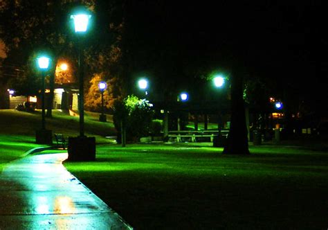 Glimpses Of South Pasadena Orbs Upon The Green