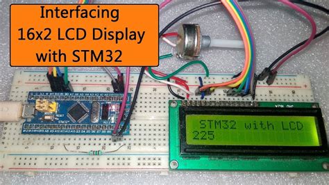 Stm32 And 16x2 Lcd Interfacing Tutorial Youtube