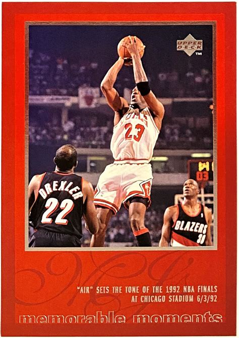 Michael Jordan 1997 Upper Deck Chicago Bulls Basketball Jordan