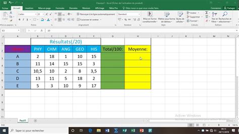 Comment Calculer Une Moyenne Dans Excel Youtube