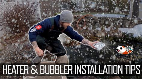 Ultimate Winter Pond Care Installing Heaters Bubblers Correctly