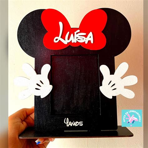 Porta Retrato Minnie Mdf Elo Produtos Especiais