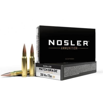 Nosler 60132 Match Grade RDF 308 Win 175 Gr Hollow Point Boat Tail