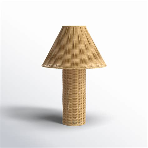 Joss And Main Carmina Wickerrattan Table Lamp Wayfair