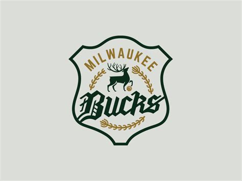 Dribbble - nba_logo_redesigns-milwaukee-bucks-type.png by Michael Weinstein