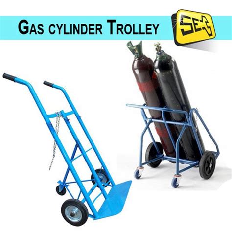 Mild Steel Gas Cylinder Trolley For Industrial At Best Price In Navi