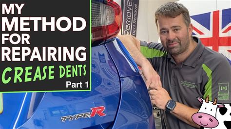 Paintless Dent Repair 🇬🇧 My Method For Repairing Crease Dents Part 1 Youtube