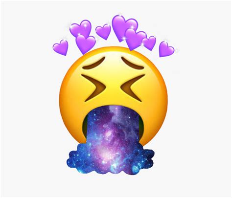 Emojiiphone Galaxy Heart Emoji Iphone Emojis Do Iphone Png