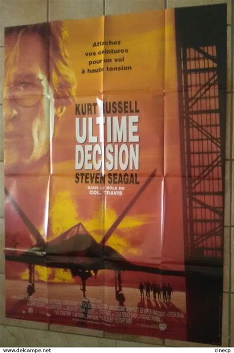 Manifesti Poster Affiche Cinema Film Ultime Decision Kurt Russell