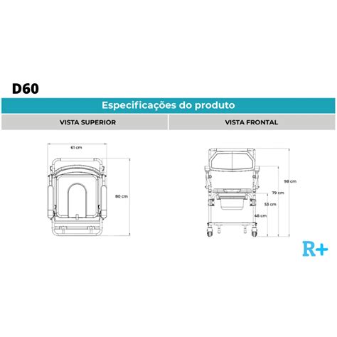 Cadeira de Banho Dobrável em Alumínio para 150 kg D60 Dellamed